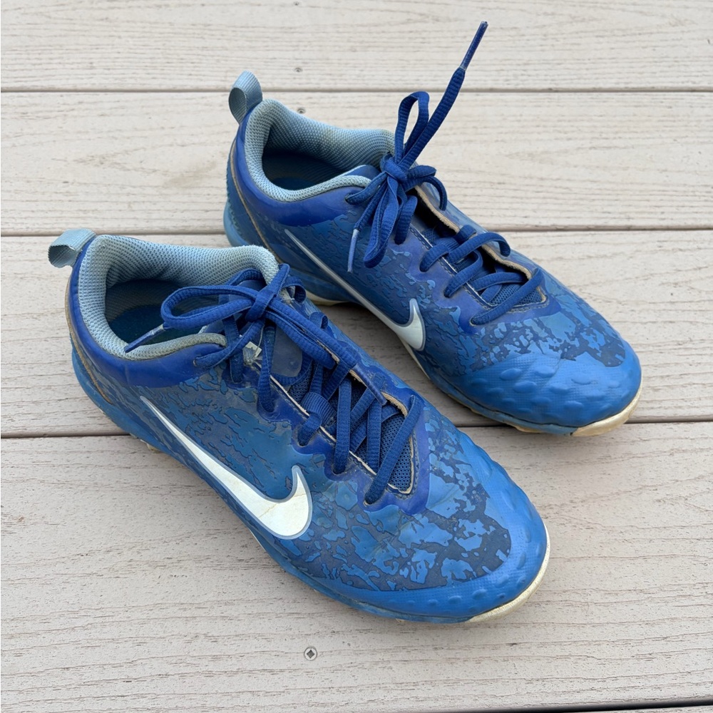 Blue Nike Fastflex Softball Cleats